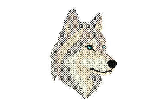 Cross Stitch Wolf