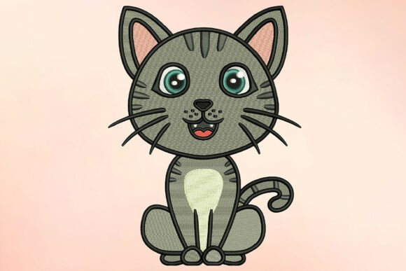 Cute Grey Tabby Kitten