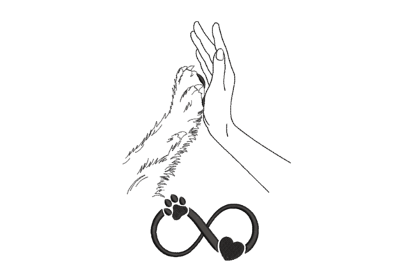 High Five with a Dog