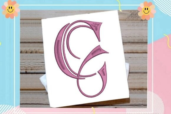 Initial G Elegant Vintage Monogram