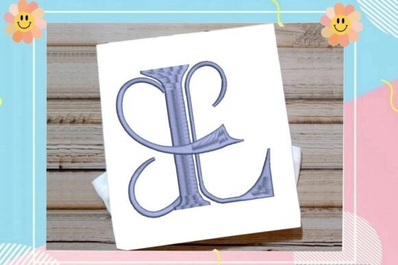 Initial L Elegant Vintage Monogram