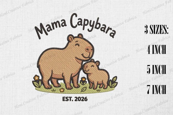 Mama Capybara EST. 2026