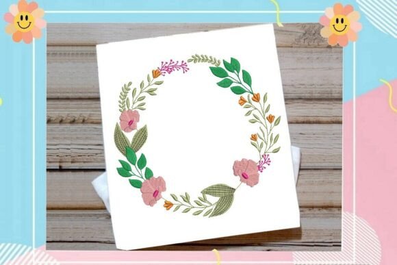 Pastel Wildflower Wreath