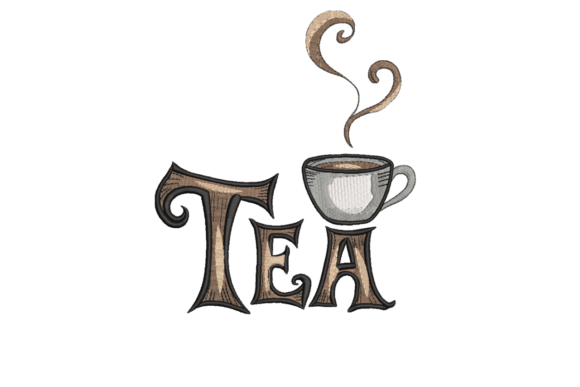 Tea Cup Word Art