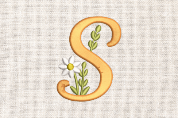The Feathered Letter S