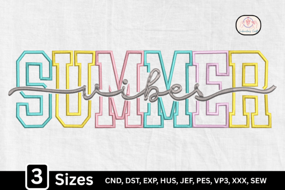 Varsity Lettering Summer Vibes